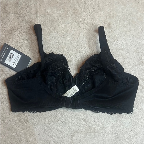 NWT Dominique Classic Black Lace Bra sz 36C - Picture 6 of 7